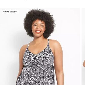 NWT Cacique Micro Tie Cami & Short Set